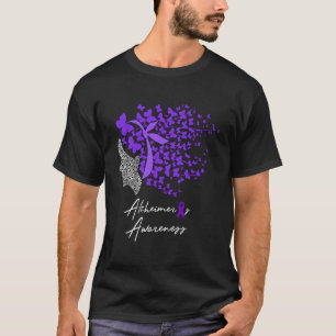 Alzheimer'S Awareness Gifts Alzheimers Purple Butt T-Shirt