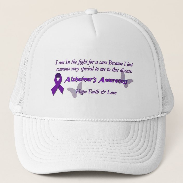 Alzheimer's awareness Hat | Zazzle.com