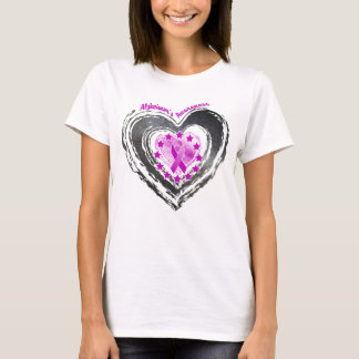 Alzheimer's awareness heart T-Shirt