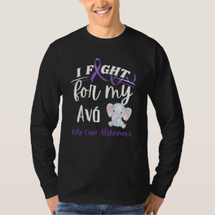 Alzheimer's Awareness I Fight For Avo Alzheimer's T-Shirt