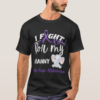 Alzheimer's Awareness I Fight Granny Alzheimer's E T-Shirt