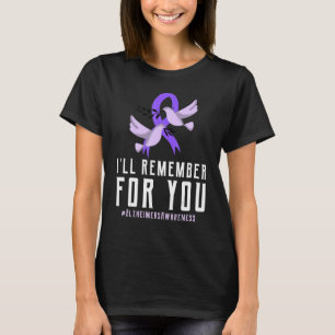 Alzheimers Awareness I Wear Purple for I'll Rememb T-Shirt