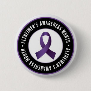 ALZHEIMER'S AWARENESS MONTH BUTTON