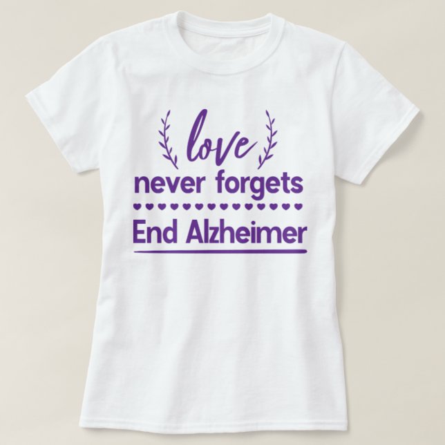 Alzheimer'S Awareness Month Design T-Shirt (Design Front)