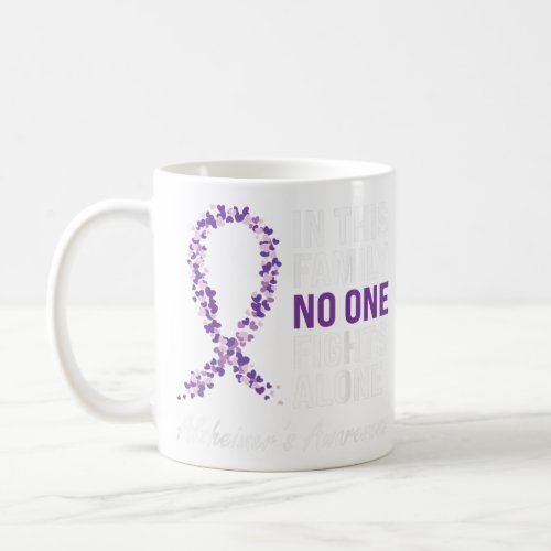 Alzheimers Awareness Purple Ribbon Dementia Mom D Coffee Mug