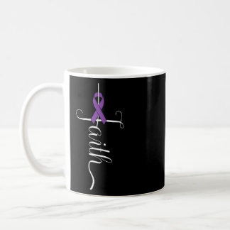 Alzheimer's Awareness Purple Ribbon Dementia Mom D Coffee Mug
