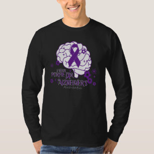 Alzheimer's Awareness Purple Ribbon T-Shirt