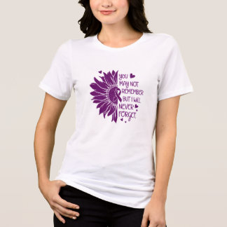 Alzheimer's Awareness Ribbon Alzheimer's Day Tri-Blend Shirt