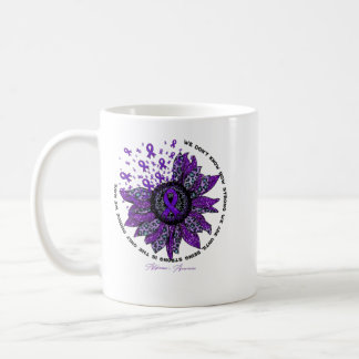 Alzheimer'S Awareness Sunflower Flower W Coffee Mug