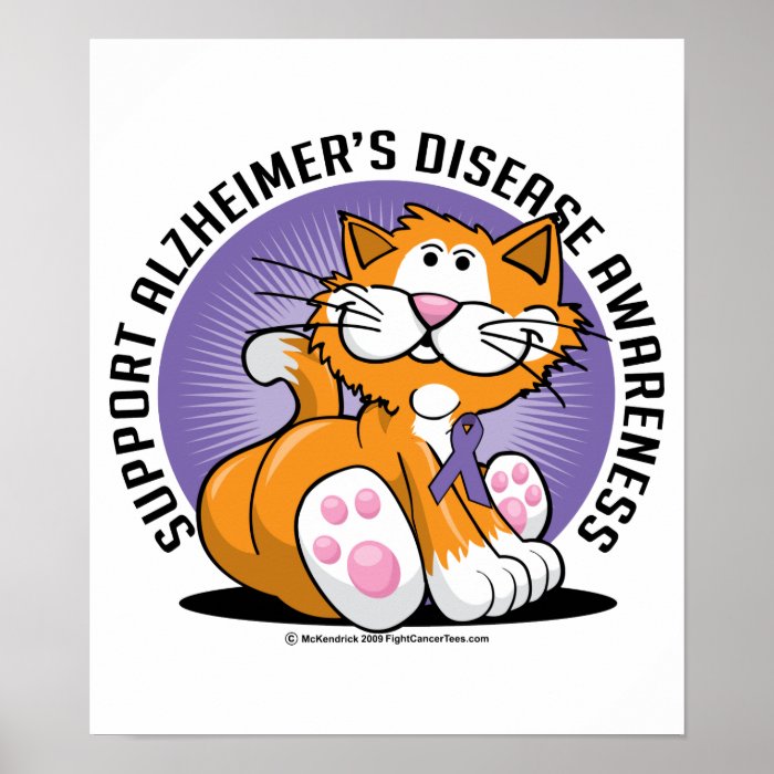 Alzheimers Cat Posters