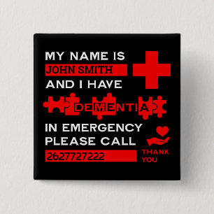 Alzheimer's Disease Alert Button