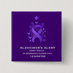 Alzheimer's Disease Alert Contact Button