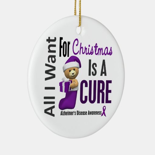Alzheimer's Christmas Ornament 