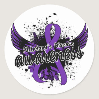 Alzheimer's Disease Awareness 16 Classic Round Sticker