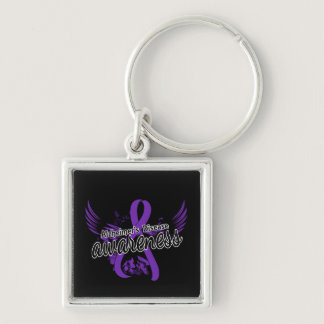 Alzheimer's Disease Awareness 16 Keychain