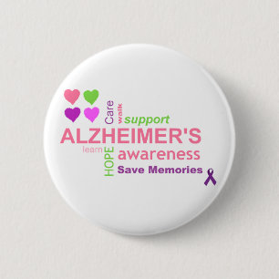Alzheimer's Disease Awareness Button