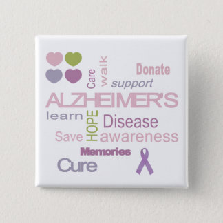 Alzheimer's Disease Awareness Button