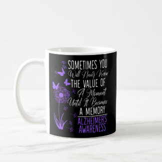 Alzheimer'S Disease Awareness Dementia I Wear Purp Coffee Mug