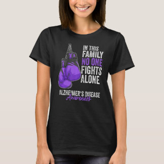 Alzheimer's Disease Awareness Month Gloves Purple  T-Shirt