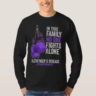 Alzheimer's Disease Awareness Month Gloves Purple  T-Shirt