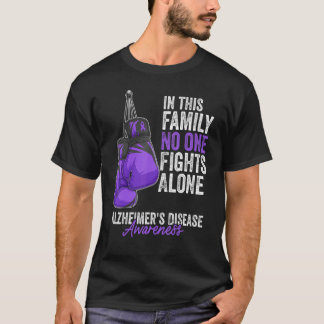 Alzheimer's Disease Awareness Month Gloves Purple  T-Shirt