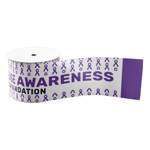 Alzheimers Disease Awareness Pattern Ribbon