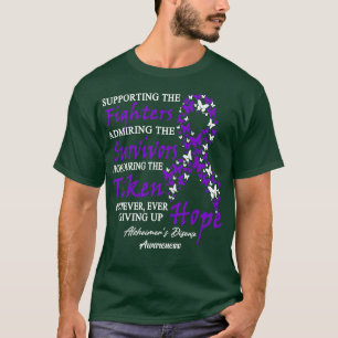 Alzheimers Disease Awareness Supporting The Fighte T-Shirt