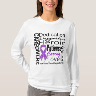 Alzheimers Disease Caregivers Collage T-Shirt