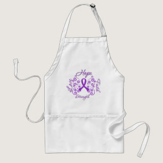 Alzheimer's Disease Hope Motto Butterfly Adult Apron