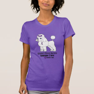 Alzheimer's Disease Poodle: Someone Needs a Cure T-Shirt