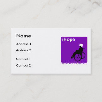 Alzheimer's Disease Research Business Cards