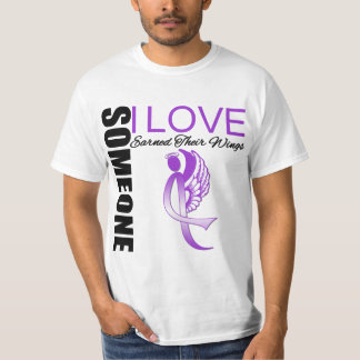 Alzheimers Disease Someone I Love Earned Wings T-Shirt