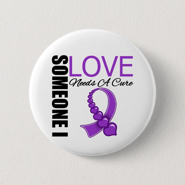 Alzheimers Disease Someone I Love Needs A Cure Button (Front)