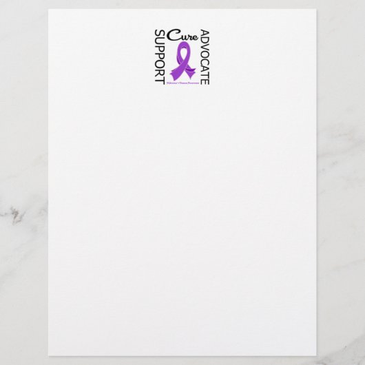 Alzheimer's Disease Support Advocate Cure (Front)