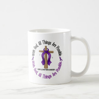 Alzheimer's Disease WITH GOD CROSS 1 Coffee Mug