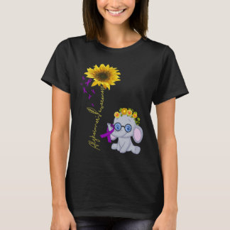 Alzheimer's elephant sunflower T-Shirt