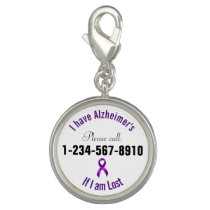 Alzheimers Emergency Contact Charm