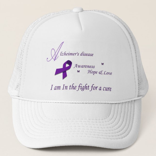 Alzheimer's Fight for a cure hat (Front)