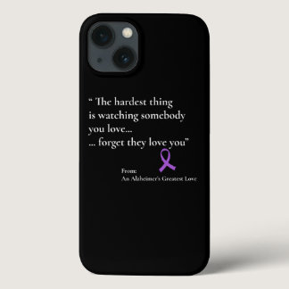 AlzheimerS For The Daughter Of A Dementia Patient iPhone 13 Case