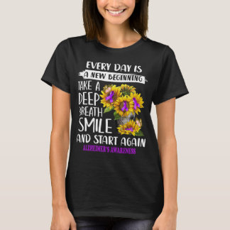 Alzheimer's sunflower T-Shirt