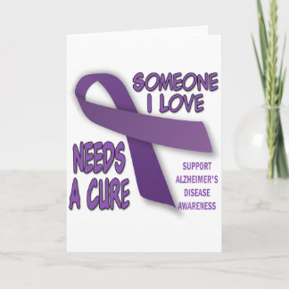 Alzheimer's Support Card