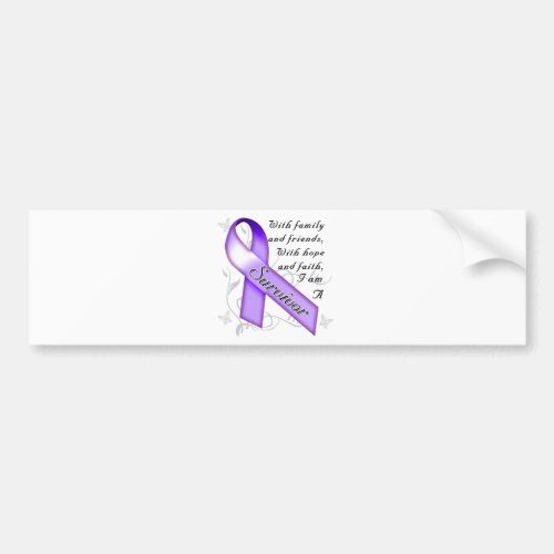 Alzheimers Survivor Bumper Sticker
