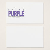 Alzheimers THINK Purple (Front & Back)