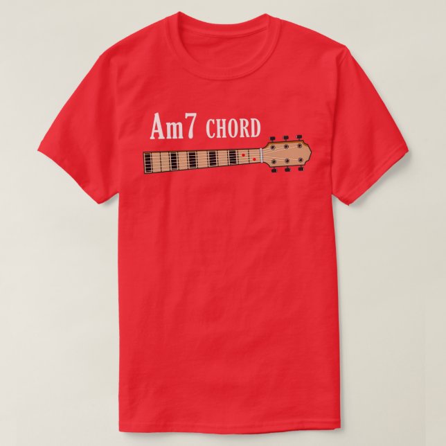 Am7 Guitar Chord T-Shirt (Design Front)