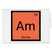 Am - Anime Animation Chemistry Periodic Table (Front Horizontal)