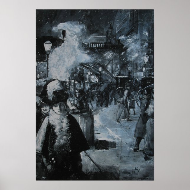 Am Bahnhof Friedrichstraße Poster (Front)