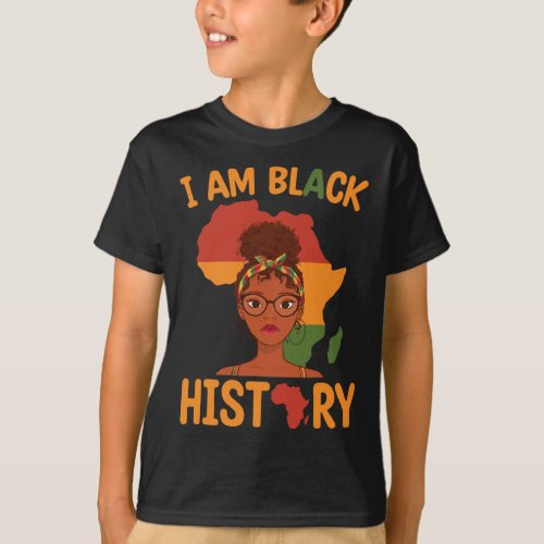 Am Black History Mothers Day Juneteenth Independe T_Shirt