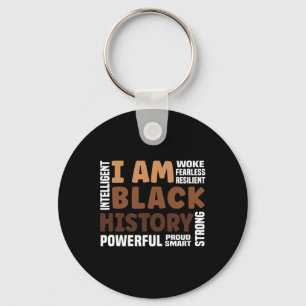 Am Black History Strong-proud Black History Month  Keychain