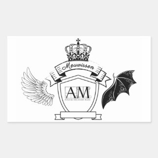 AM Bookplate - Black Banner Crown