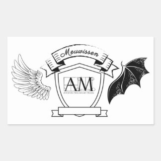 AM Bookplate - Black Banner No Crown